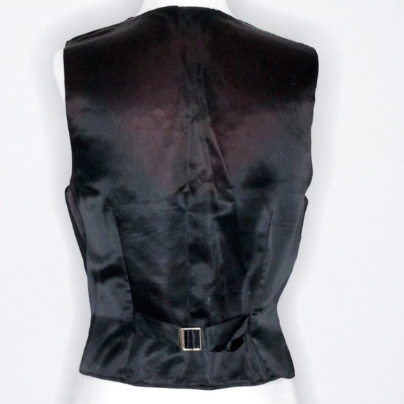 Your Sixth Sense by C&A Gold Black Embroidered Vest Unisex Size 38 - Picture 8 of 13